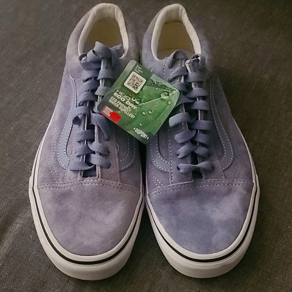 NWT Vans blue Suede Women's 8.5/Men's 7